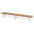 Hartman Sophie Yasmani Bank Aluminium/Teak 300 cm Royal White