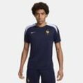 FFF Strike Nike Dri-FIT Kurzarm-Fußballoberteil aus Strickmaterial für Herren - Blau