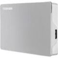 TOSHIBA Canvio Flex Exklusive Festplatte, 4 TB HDD, 2,5 Zoll, extern, Silver