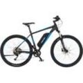 FISCHER Montis 2.1 Mountainbike (Laufradgröße: 29 Zoll, Rahmenhöhe: 51 cm, Unisex-Rad, 557 Wh, Schwarz/Blau)