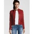 7 eleven Lederjacke Damen, rot