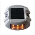 Amirror Smart Ug - Solar-Außenbeleuchtung, LED-Bodenleuchten, Blindbolzen-Induktionsleuchten, gelb, immer an