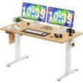 Schreibtisch Höhenverstellbarer Gaming Tisch - 140 x 60CM Standing Desk Table - Tisch Höhenverstellbar - Gaming Desk Height Adjustable Desk