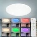 RGB LED Decken Lampe CCT Fernbedienung Farbwechsel Sternen Himmel Tages Licht