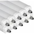 Wannenleuchte Feuchtraumleuchte led Kellerleuchte 120cm Deckenlampe , 2880lm Kaltweiß 6400K IP65 Feucht- und Nassraum geeignet, 8er Set