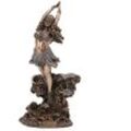 Figur Göttin Yemaya del Mar Bronze Gold mythologische Figur - 25x13x10 cm - Signes Grimalt