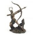 Signes Grimalt Figure God Artemis Bronze Rohdesktop -Abbildung - 30x20x13cm