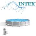 Intex - Frame Pool Set Prism Rondo ø 366 x 76 cm - mit Kartuschenfilteranlage