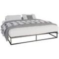 Metallbett Scala schwarz 200x180x25 cm