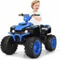 Costway - 12V Elektro Kinderquad mit Scheinwerfer, Mini Elektroquad mit Musik & Hupe, 4 Raeder Kinder Quad 2,8-5 km/h, Kindermotorrad, Kinderauto,