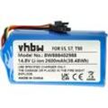 Akku kompatibel mit Qihoo T90, S7, S9, 360 S5, X9 Saugroboter (2600 mAh, 14,8 v, Li-Ion) - Vhbw