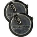 2x Akku kompatibel mit bmw 8er E31, E38, X3, 7er E38, E46, E39, M5, M3 Autoschlüssel (20 mAh, 3,6 v, Li-Ion), schwarz - Vhbw