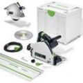 Tauchsäge ts 55 febq Plus fs 577010 + Führungsschiene + Pizzaschneider - Festool