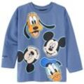 Micky Maus Langarmshirt mit großem Print