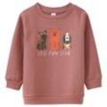 Mädchen Sweatshirt mit Hunde-Print