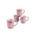 LOVE COLLECTION 4er Kaffeebecher 42 cl