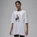 Jordan Oversize-T-Shirt mit Grafik für Damen - Weiß