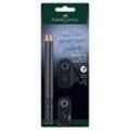 FABER-CASTELL Grip Sparkle Bleistift-Set B schwarz, 1 Set