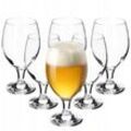 KADAX Biergläser Set, Bierseidel aus Glas, Biertulpen, Weizengläser für dunkles und helles Bier, Cra