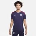 England Strike Nike Dri-FIT Kurzarm-Fußballoberteil aus Strickmaterial für Herren - Lila