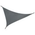 Kynast Sonnensegel Dreieck 3,6 m Grau inkl. Tasche 50+ UV Schutz