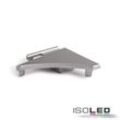 Fiai IsoLED ISOLED Endkappe Links für Glaskantenprofil Regal GLAS11 Shelf silber