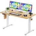 Schreibtisch Höhenverstellbarer Gaming Tisch 140 x 60cm Standing Desk Table Tisch Höhenverstellbar Gaming Desk Height Adjustable Desk Computertisch