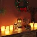 Maisonchic - 50 Stk. Elektrische LED-Kerzen,Dekoration für Weihnachten, Geburtstag, Hochzeit, Abendessen, Votivtisch, Café, Bar, Restaurant, Hotel