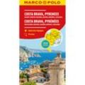 MARCO POLO Regionalkarte Costa Brava, Pyrenäen 1:300.000, Karte (im Sinne von Landkarte)