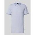 Slim Fit Poloshirt mit Knopfleiste Modell 'Percy'