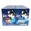 Felix Katzennahrung Doppelt Lecker 12 x 85 g, verschiedene Sorten, 10er Pack