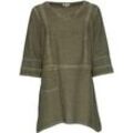 Baumwoll-Bluse, khaki, 38