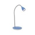 BRILLIANT Lampe Anthony LED Tischleuchte eisen/blau 1x 2.4W LED integriert, (200lm, 3000K) Mit Druckschalter an der Basis