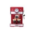 SILVERCREST® Espressomaschine Siebträger »SEM 1100 C5«, 1100 W, rot