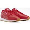 Sneaker REEBOK CLASSIC "CLASSIC LEATHER", Gr. 42,5, rot, Leder, sportlich, Schuhe