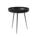 Mater - Bowl Table medium, Ø 46 x H 52 cm, schwarz