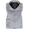 SUPER SLIM Performance Shirt in grau bedruckt, grau, 42