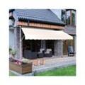 Strattore Klemmmarkise / Balkonmarkise Sonnenschutz 350 x 120 cm - Beige