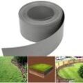 Rasenkante Kies Beetumrandung Mähkante Oberkante Gartenwegen Beeteinfassung Gartenumrandung Rasenbegrenzung Grau 10Mx12.5CMx0.2CM - Tolletour