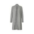 Offener Longcardigan - Grau/Meliert - Gr.: S