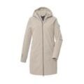 Parka G.I.G.A. DX BY KILLTEC "GS 154 WMN PRK" Gr. 36, beige (hellbeige), Damen, Obermaterial: 51% Polyester (recycelt) 49% Polyester, Innenfutter: 100% Polyester, Jacken