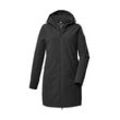 Parka G.I.G.A. DX BY KILLTEC "GS 154 WMN PRK" Gr. 36, schwarz, Damen, Obermaterial: 51% Polyester (recycelt) 49% Polyester, Innenfutter: 100% Polyester, Jacken