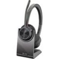 Poly Poly voyager 4320-M Stereo MS-Teams-zertifiziertes Headset mit Ladestation (77Z00AA)