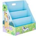 Kinder Bücherregall Stabiles Kinderregal Sunny Safari Fantasy Fields TD-13141A - Blau / Multi-Color