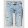 Regular Fit Jeansshorts im 5-Pocket-Design Modell 'RONNIE'