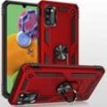 Cofi1453® Silikon tpu Slim Case mit 360 Grad Ring Ständer Schutzhülle Kickstand Handyhülle Magnetische Autohalterung kompatibel mit iPhone 7 Plus Rot