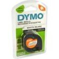 Dymo Letratag-Originalband 18769 (S0718850) schwarz auf klar 12mm x 2m zum Aufbügeln