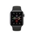 Apple Watch (Series 5) 2019 GPS + Cellular 44 mm - Titan Schwarz - Sportarmband Schwarz