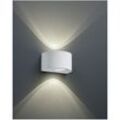 Zweistrahlige LED-Wandleuchte Rosario Weiß H15 cm IP44 Trio Lighting