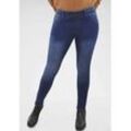 Jeggings NAVIGAZIONE Gr. 50, N-Gr, blau (dark denim) Damen Hosen 5-Pocket-Jeans 7/8 Knöchelhose im 5-Pocket-Stil